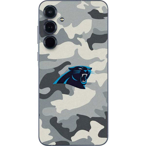 NFL Carolina Panthers Camo Galaxy A35 5G Skin